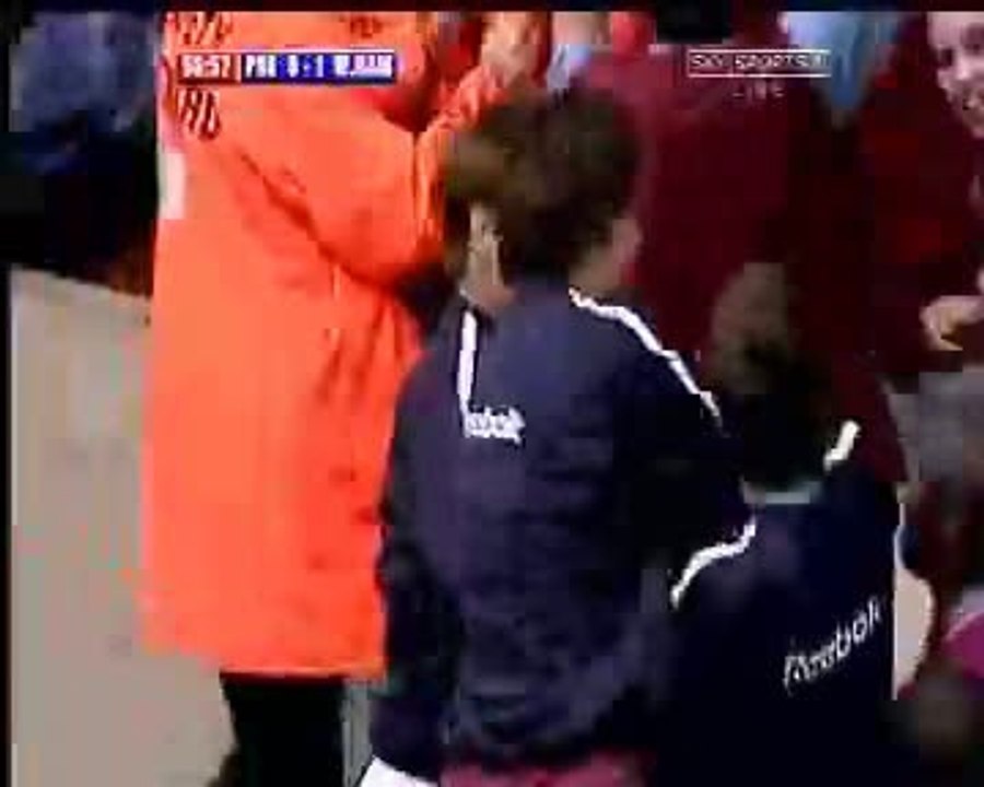 West Ham 1 Preston 0 Play off final.  Bobby Zamora