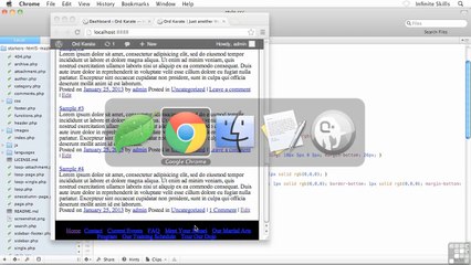 Finalizing With The Footer