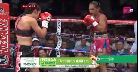 Jackie Nava vs Alys Sanchez KO 7 WBA female super bantamweight title