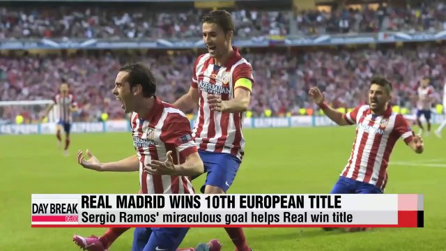 Real Madrid wins UEFA Champions League final