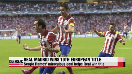 Real Madrid wins UEFA Champions League final