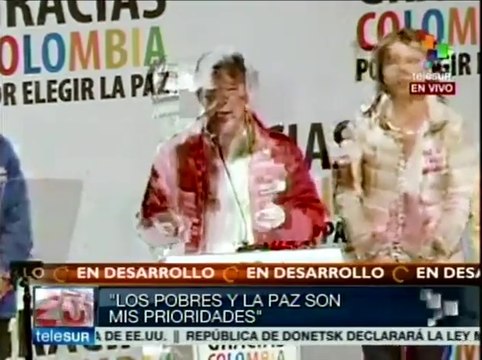 Afirma Juan Manuel Santos que ganará presidencia colombiana con la paz