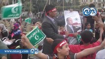 شاهد .. أنصار السيسي يرقصون في عابدين لحشد المواطنين