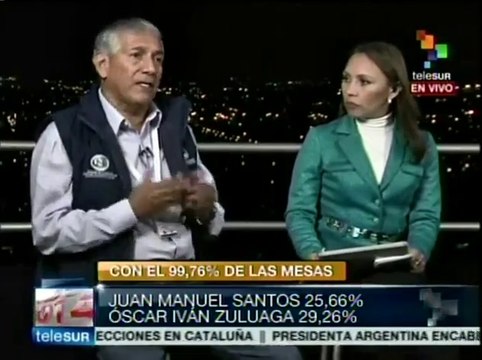 Conteo de votos en elección de Colombia se hizo en tiempo récord