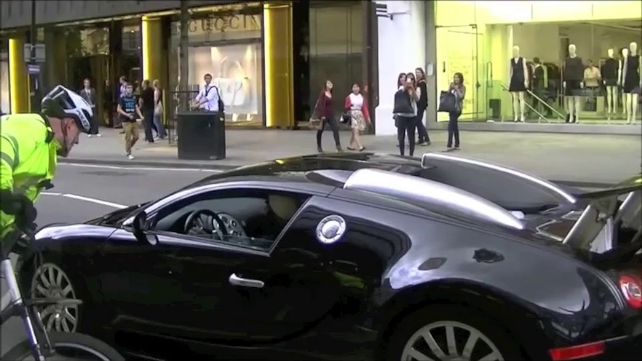 Ron Sandack Bugatti Pulled Over