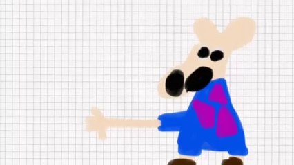 Animation test of a guy raccoon thingie marf wig AGENDA!