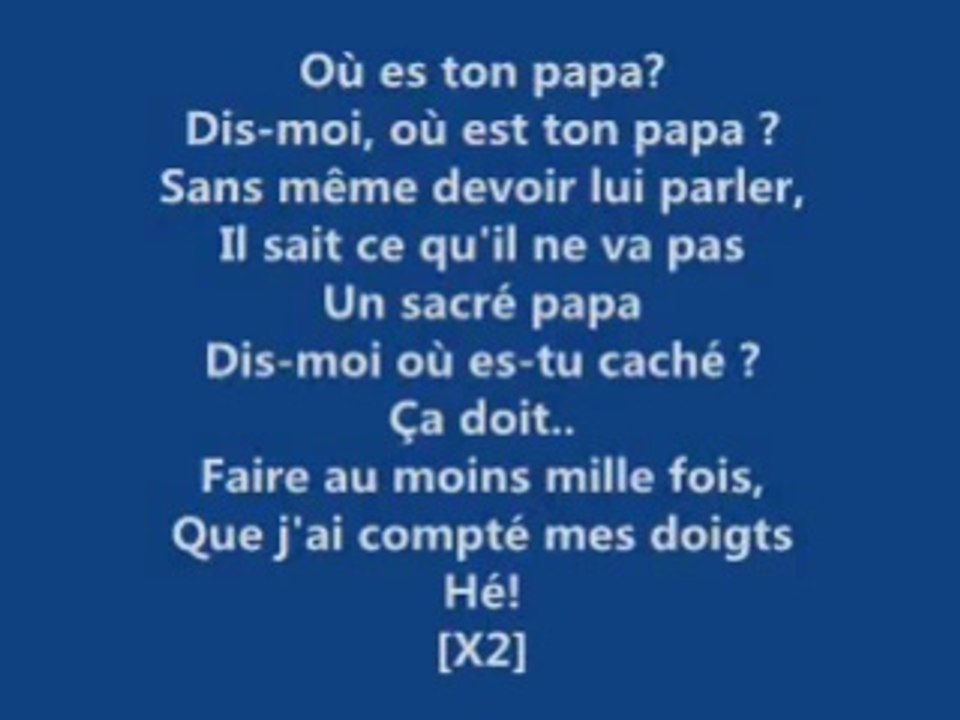 Stromae - Papaoutai (Paroles / Lyrics)