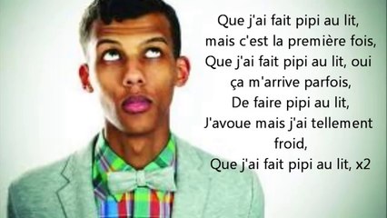 Stromae - Pipi au lit (Paroles / Lyrics)