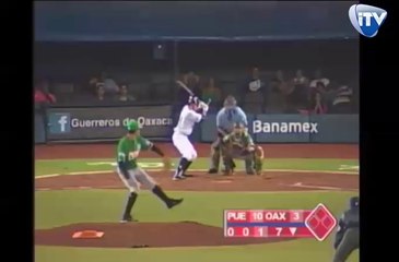 HomeRun de Manuel Mancilla de Guerreros de Oaxaca 24-05-2014