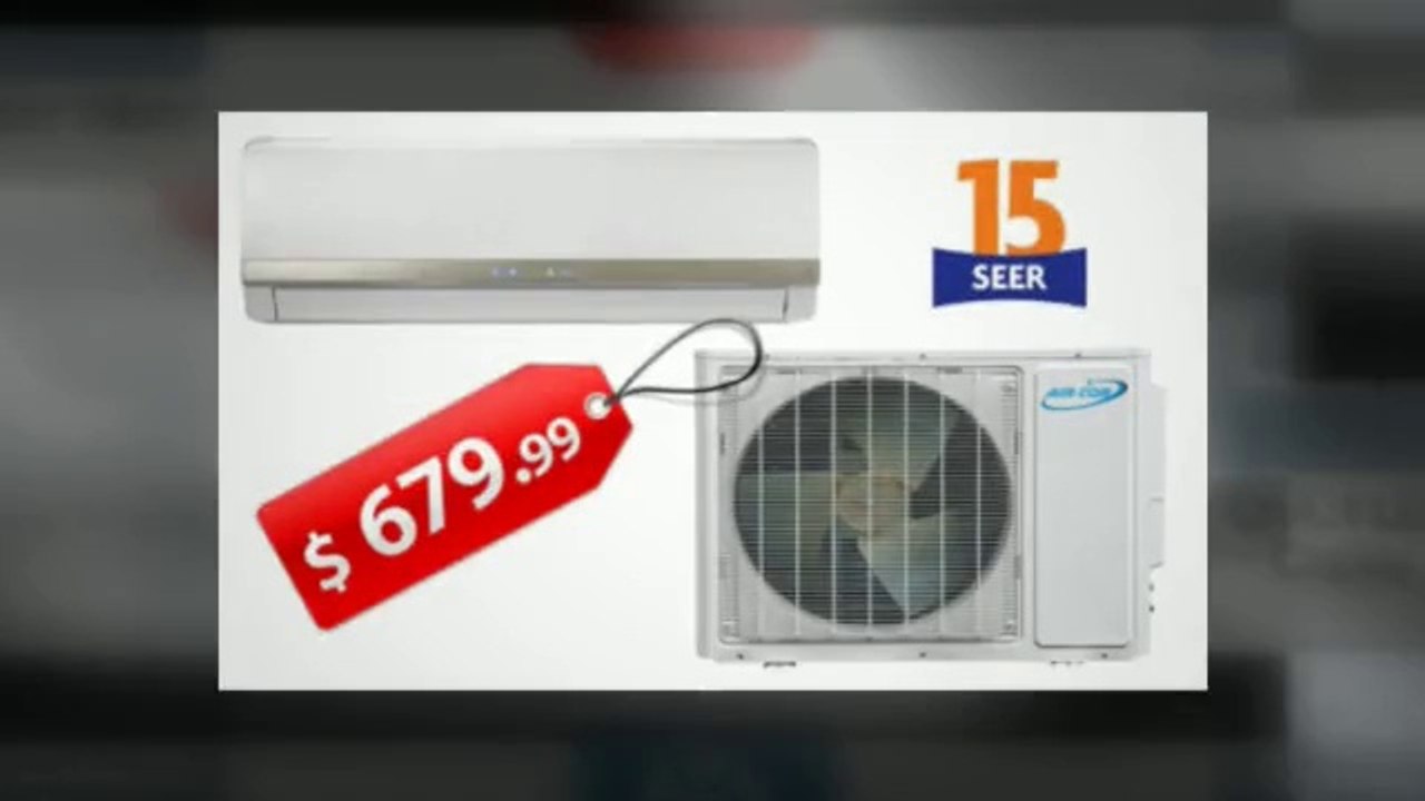 15 SEER AirCon 9,000 Btu 110v Mini Split Heat Pump.