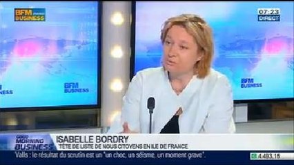 "Ceux qui ont voter UMP l'ont fait contre le Front National", Isabelle Bordry dans GMB - 26/05