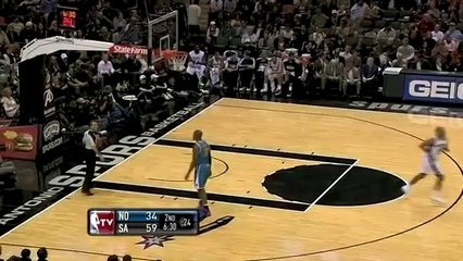 Gary Neal superman's after penalty free throw