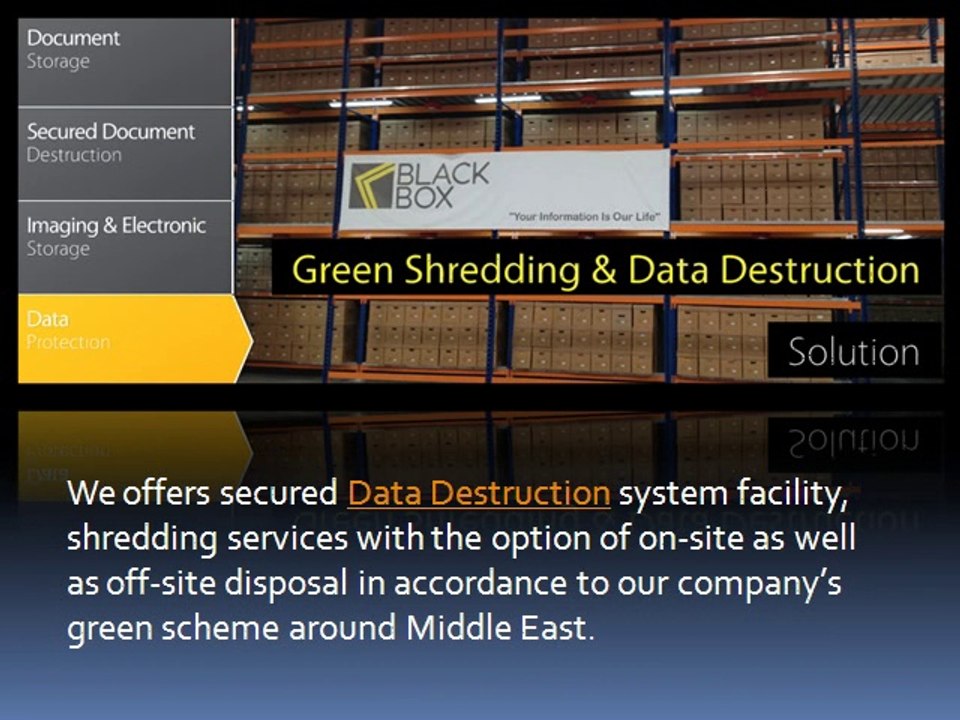Best Document Storage & Shredding Company Dubai