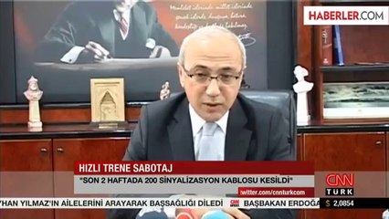Hızlı Trene 'Sabotaj' Rötarı