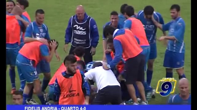 Fidelis Andria - Quarto 4-0 | Sintesi Andata Semifinale Play/Off Nazionali d' Eccellenza
