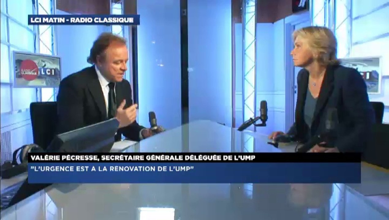 Valérie Pécresse, invitée de Guillaume Durand avec LCI