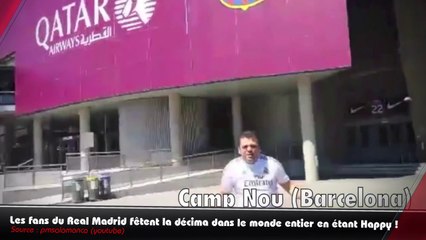 Les fans du Real Madrid du monde entier "Happy" pour la Décima !