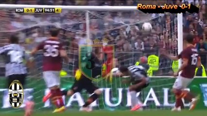 Roma Juve 0-1 Zuliani
