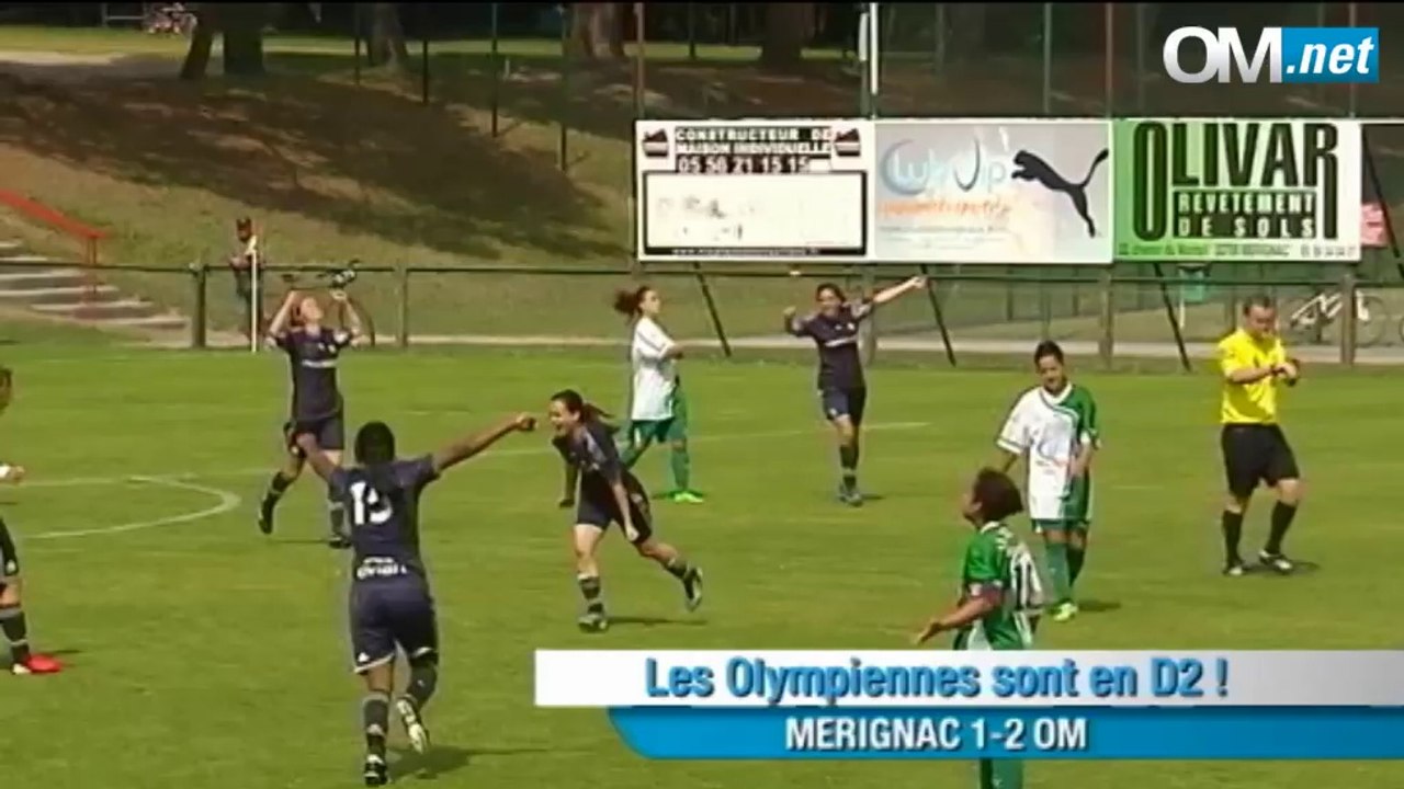 Phase interrégionale féminine - Mérignac Arlac 1-2 OM : le résumé