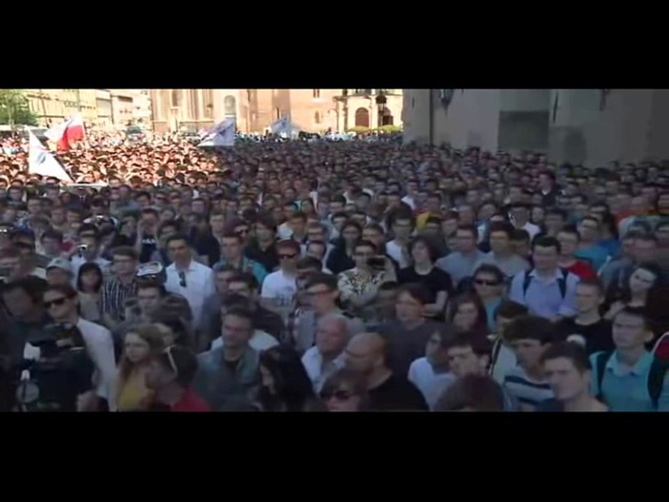 Janusz Korwin-Mikke - Wiec Wyborczy (Kraków 22.05.2014)