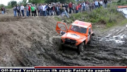 Off-Rood yarışlarının ilk ayağı Fatsa'da yapıldı