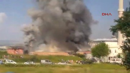 İstanbul'da iplik fabrikası yandı FM HABER