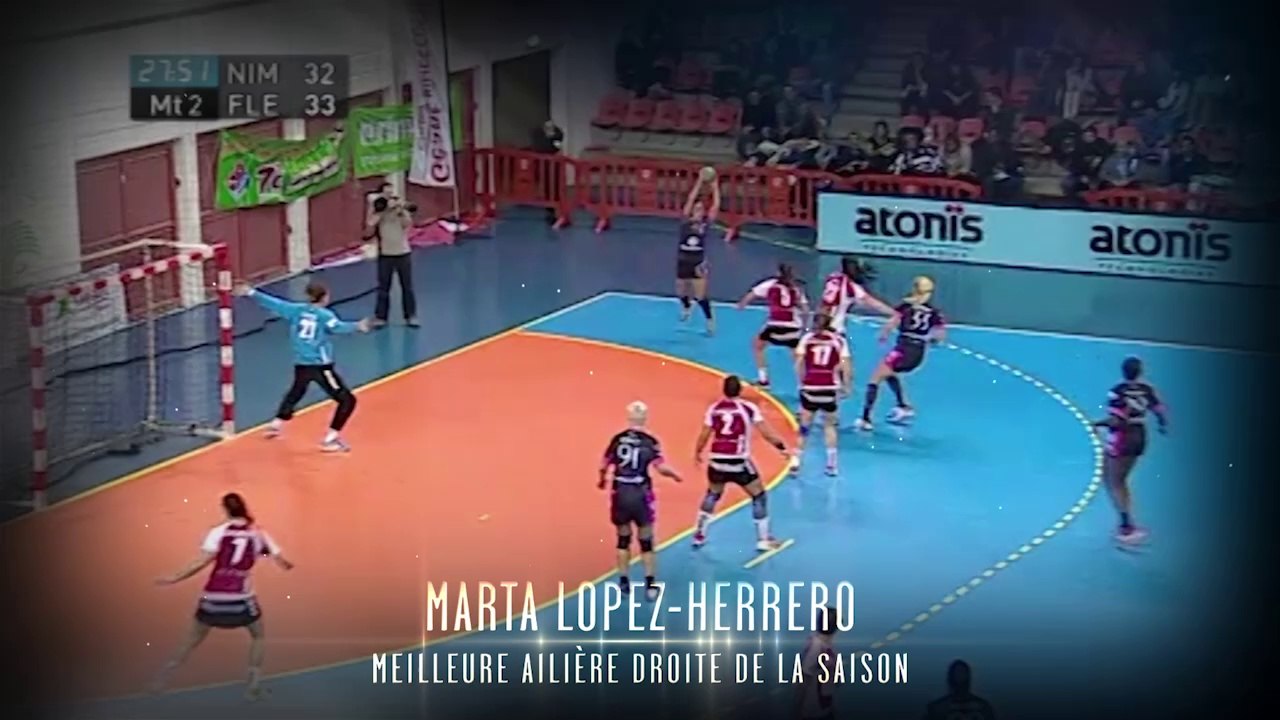 Marta Lopez élue meilleure ailière droite (Nuit du Handball 2014)