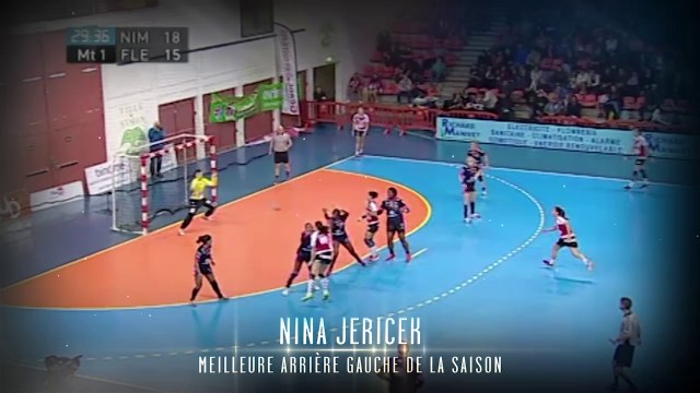 Nina Jericek élue meilleure arrière gauche (Nuit du Handball 2014)