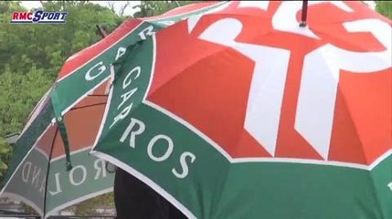 Tennis / Roland Garros, les bâches et la pluie - 26/05