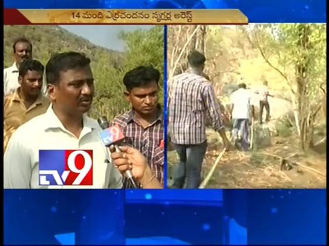 Red Sanders smugglers attack police in Chittoor