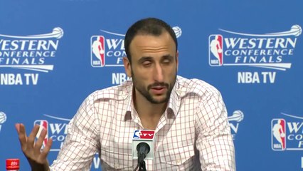 Manu Ginobili Postgame Interview After Game 3 vs OKC