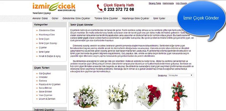 İzmir Çiçek Gönder