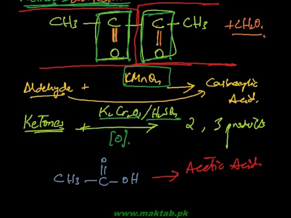 FSc Chemistry Book2, CH 8, LEC 25: Oxidation Reactions of Alkynes