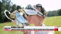 LPGA Jessica Korda wins Airbus LPGA Classic; Park In-bee stays at No. 1