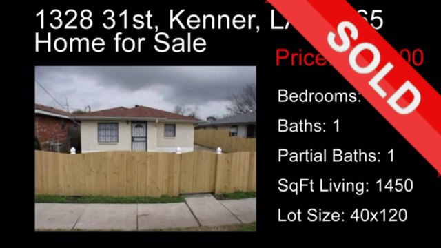 1328 31st, Kenner, LA 70065