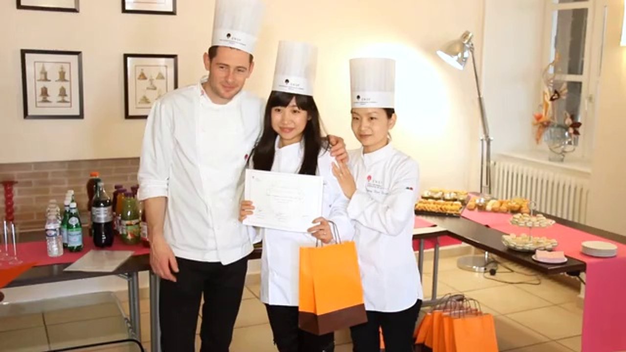 Diploma ceremony at ENSP of our last French Pastry Arts Program - Autumn Session 2013