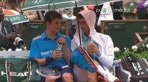 Roland Garros : Novak Djokovic abrite son ramasseur de balles