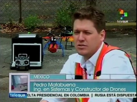 Crea mexicano drones con fines pacíficos y de ayuda social