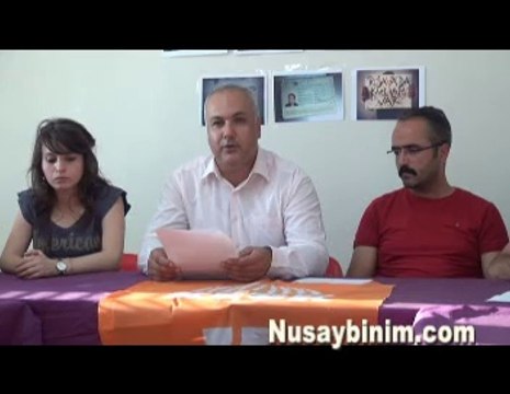 Nusaybin KESK ve Genel iş Gündeme ilişkin basın açıklması yaptı