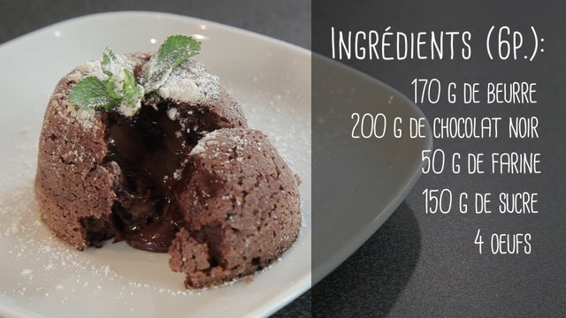 Recette du mi-cuit au chocolat - Vie Pratique Gourmand