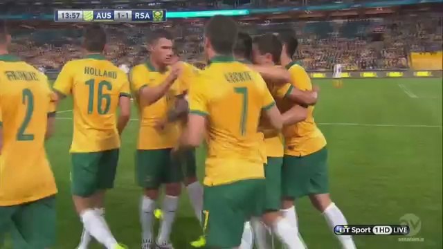 Tim Cahill Goal - Australia 1-1 South Africa