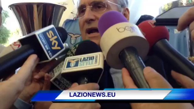 Claudio LOTITO alla presentazione dell'Academy della LAZIO (26.5.2014)
