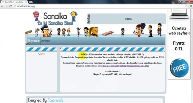 Sanalika sanil ve eşya hilesi 2014