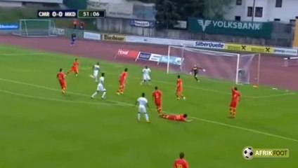 La superbe bicyclette de Pierre Webo - Macédoine vs Cameroun (0-1) | Match amical