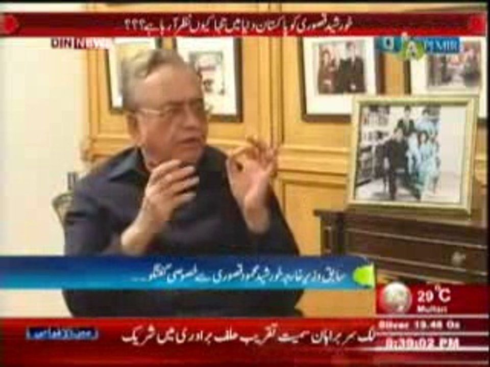 Q & A with PJ Mir (Sabiq Wazir e Kharja Khursheed Mehmood Kasuri Ki Khasusi Guftgu) 26 May 2014