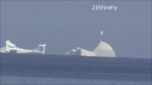 Amazing Iceberg Mirage - Flying ice!