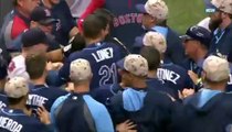 Benches Clear In Red Sox, Rays Altercation