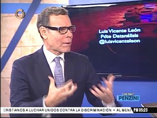Luis Vicente León: Maduro tiene 37 % de aceptación