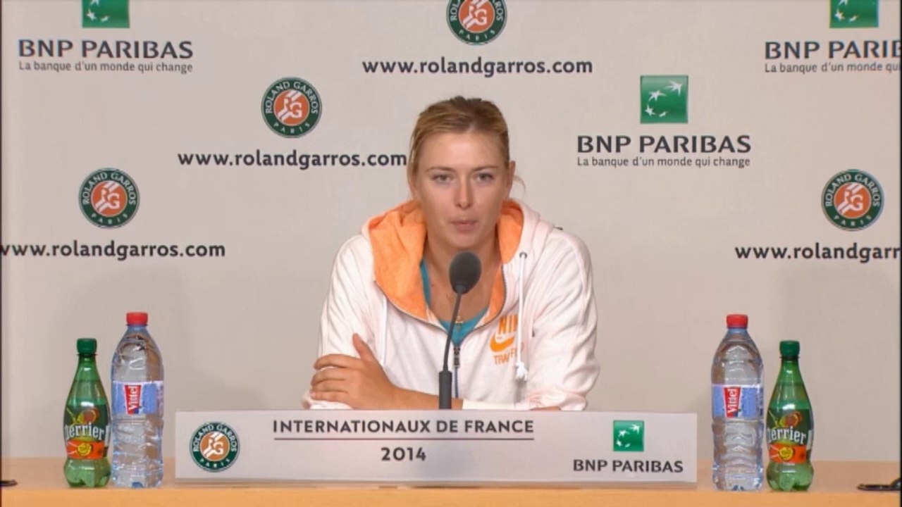 French Open: Sharapova: 'Spannung ist groß'