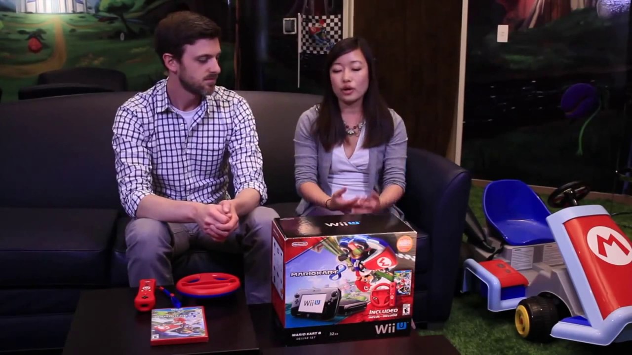 Mario Kart MAYhem Mario Kart 8 Wii U Bundle Unboxing 720P